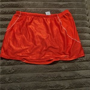 Nike Women's Orange Athletic Skort